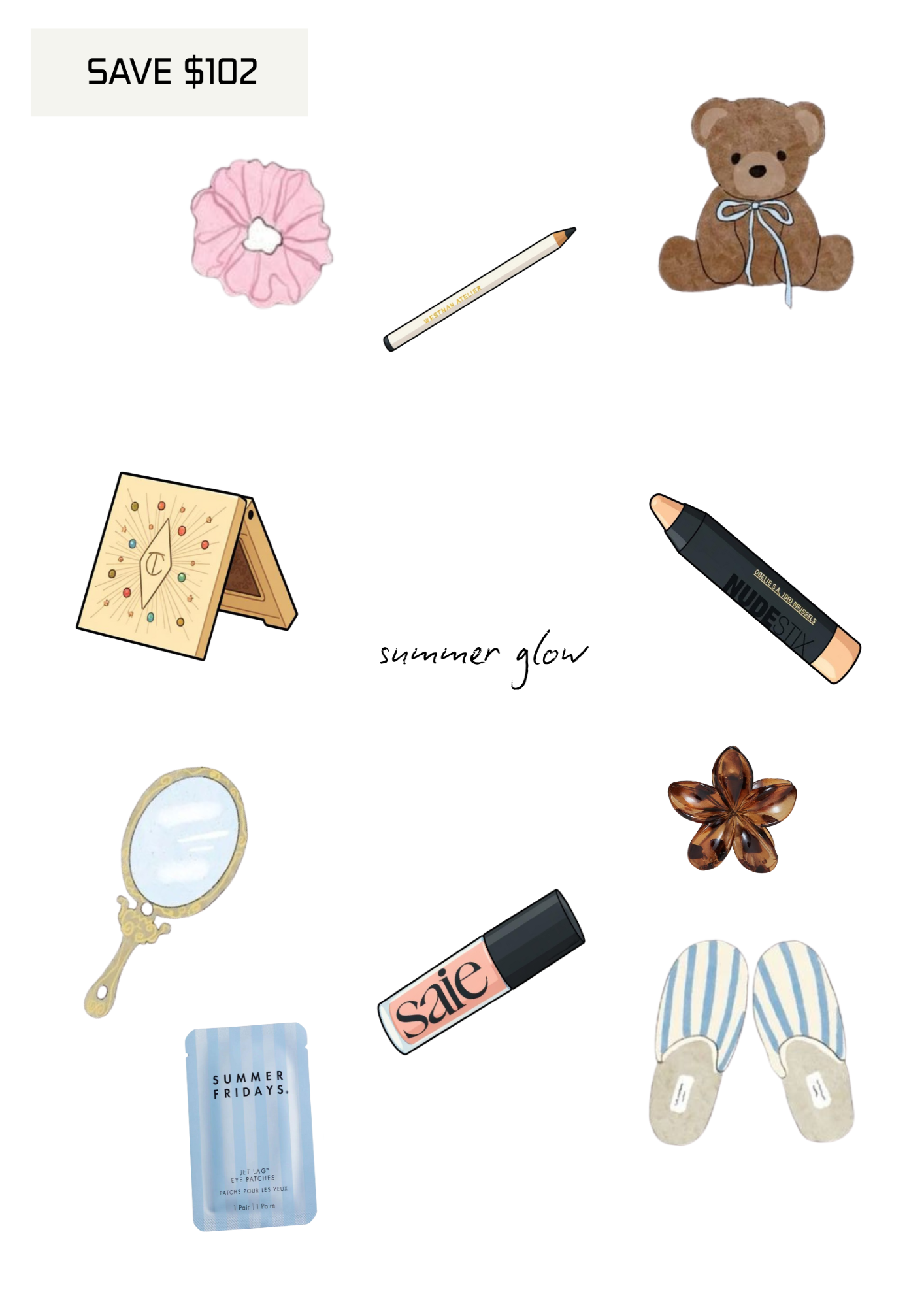 Summer Glow - Self Care Beauty Box