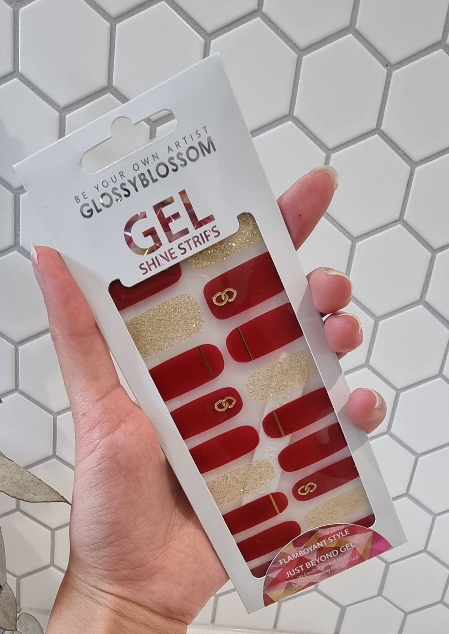 Signity Red Gel Nail Wrap