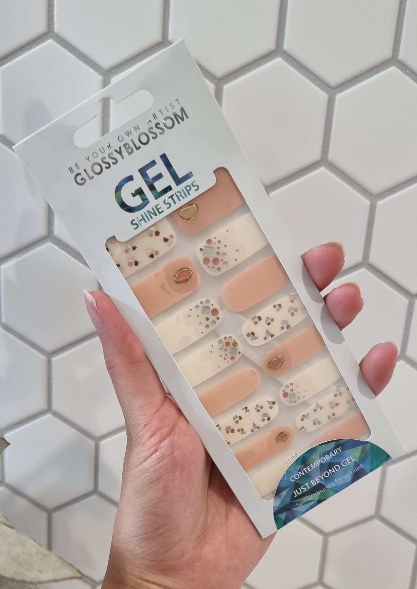 Pink Salt Gel Nail Wrap