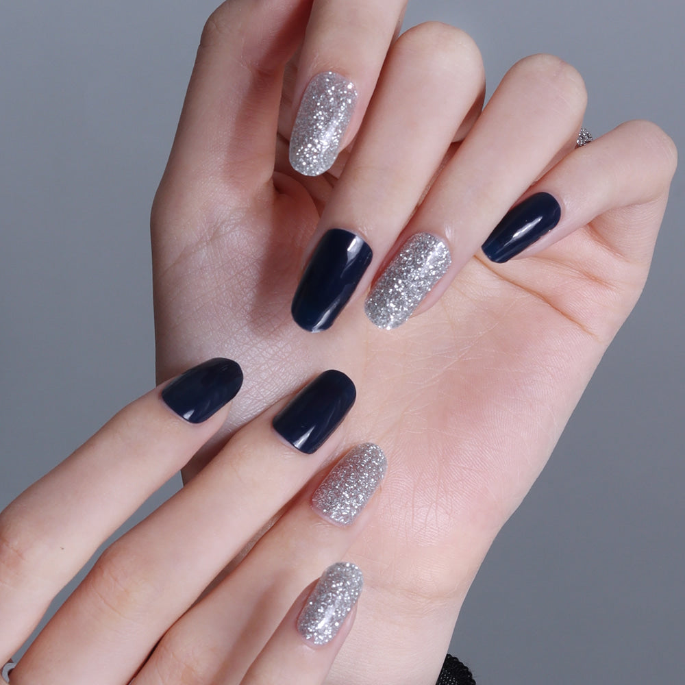 Back to Navy Gel Nail Wrap