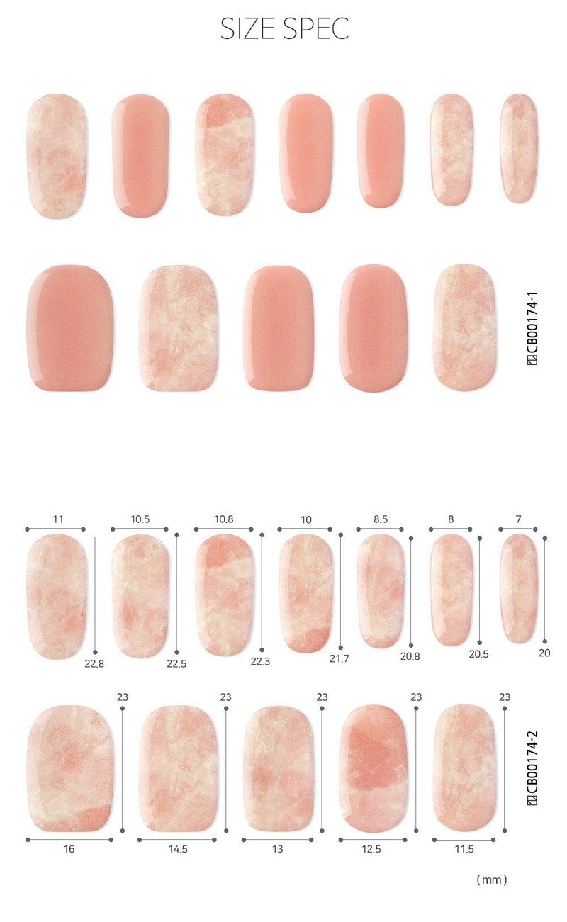 All That Pink Semi Cured Gel Nail Sticker Kit