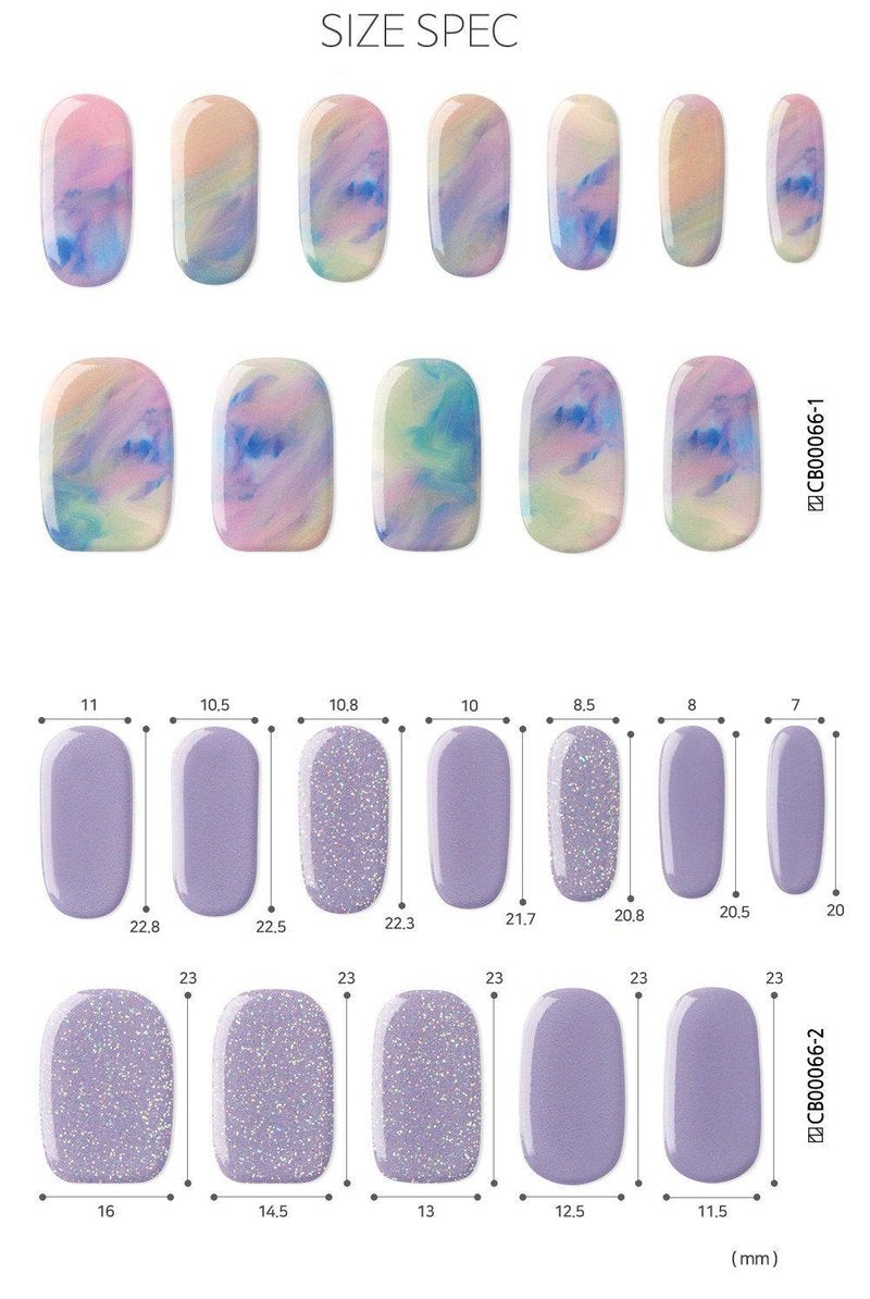 Zinipin Love Dreamer Semi Cured Gel Nail Sticker Kit