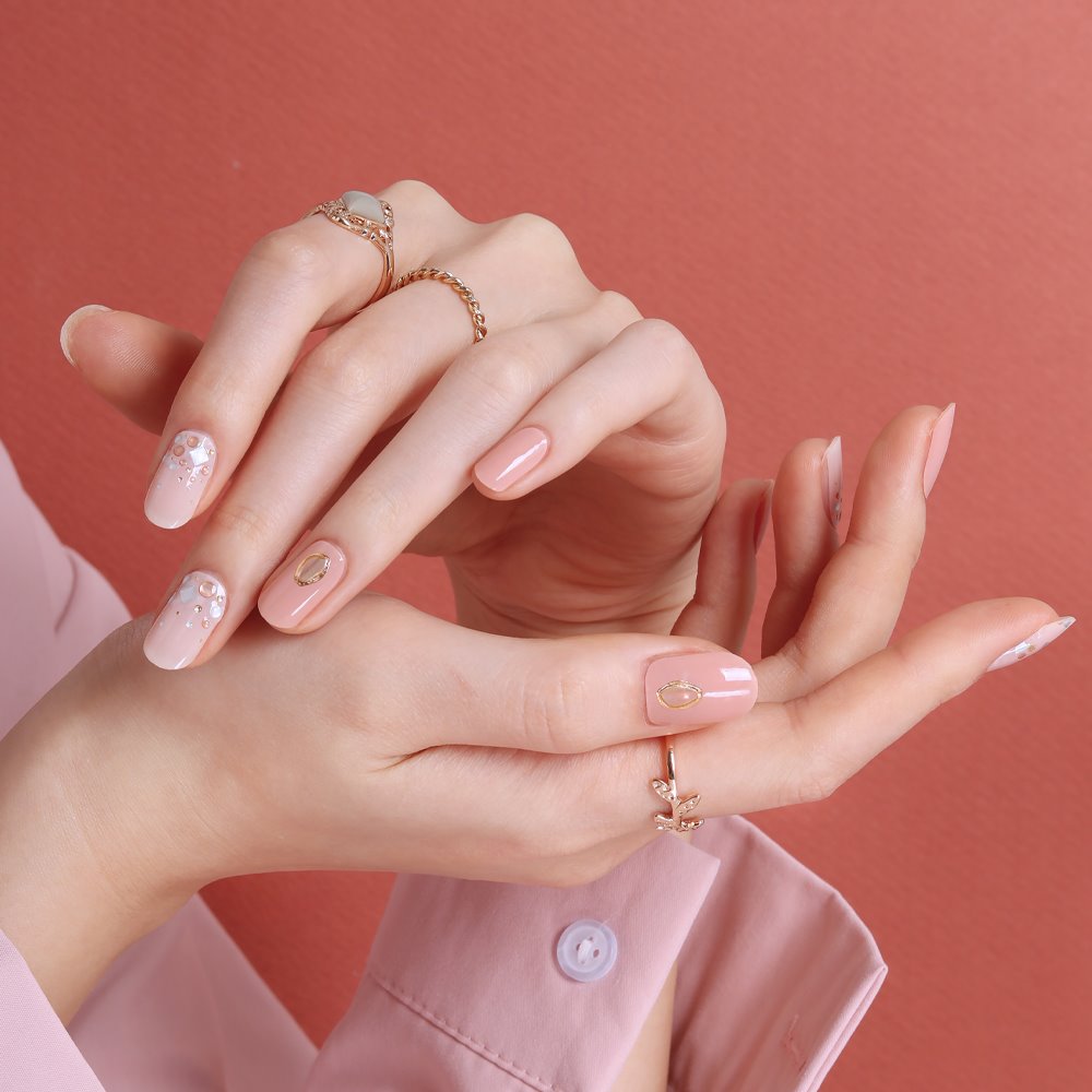 Pink Salt Gel Nail Wrap