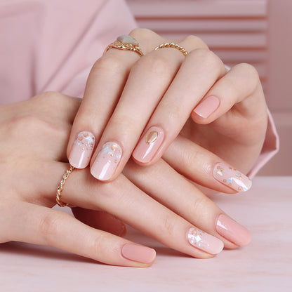 Pink Salt Gel Nail Wrap