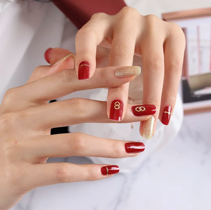 Signity Red Gel Nail Wrap