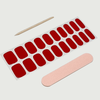 Ruby Semi Cured Gel Nail Sticker Kit